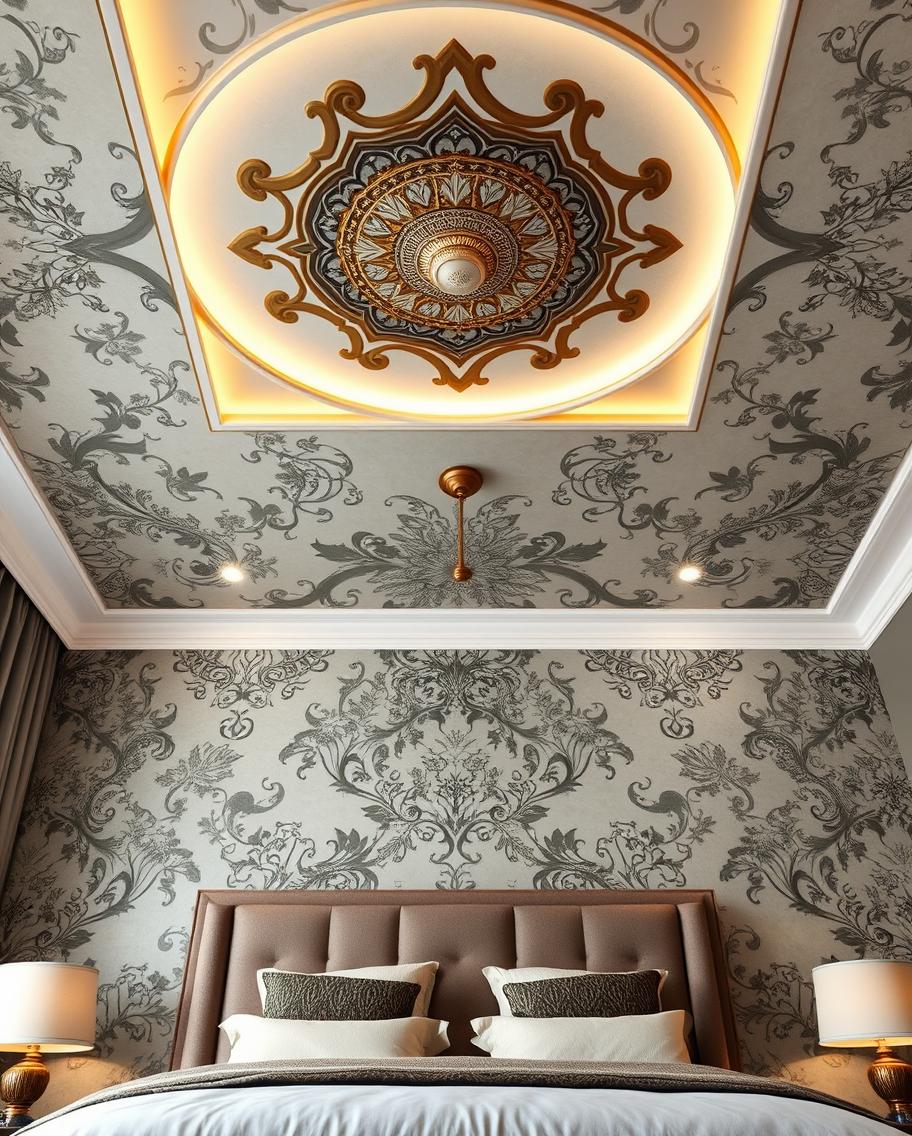 Ceiling with Wallpaper (4)